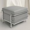 Buy SQUAR Footrest (Ottoman) - Faux Leather Grey 13418 - prices